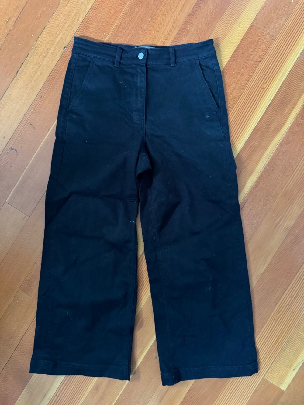 Black Everlane Wide-leg Pant